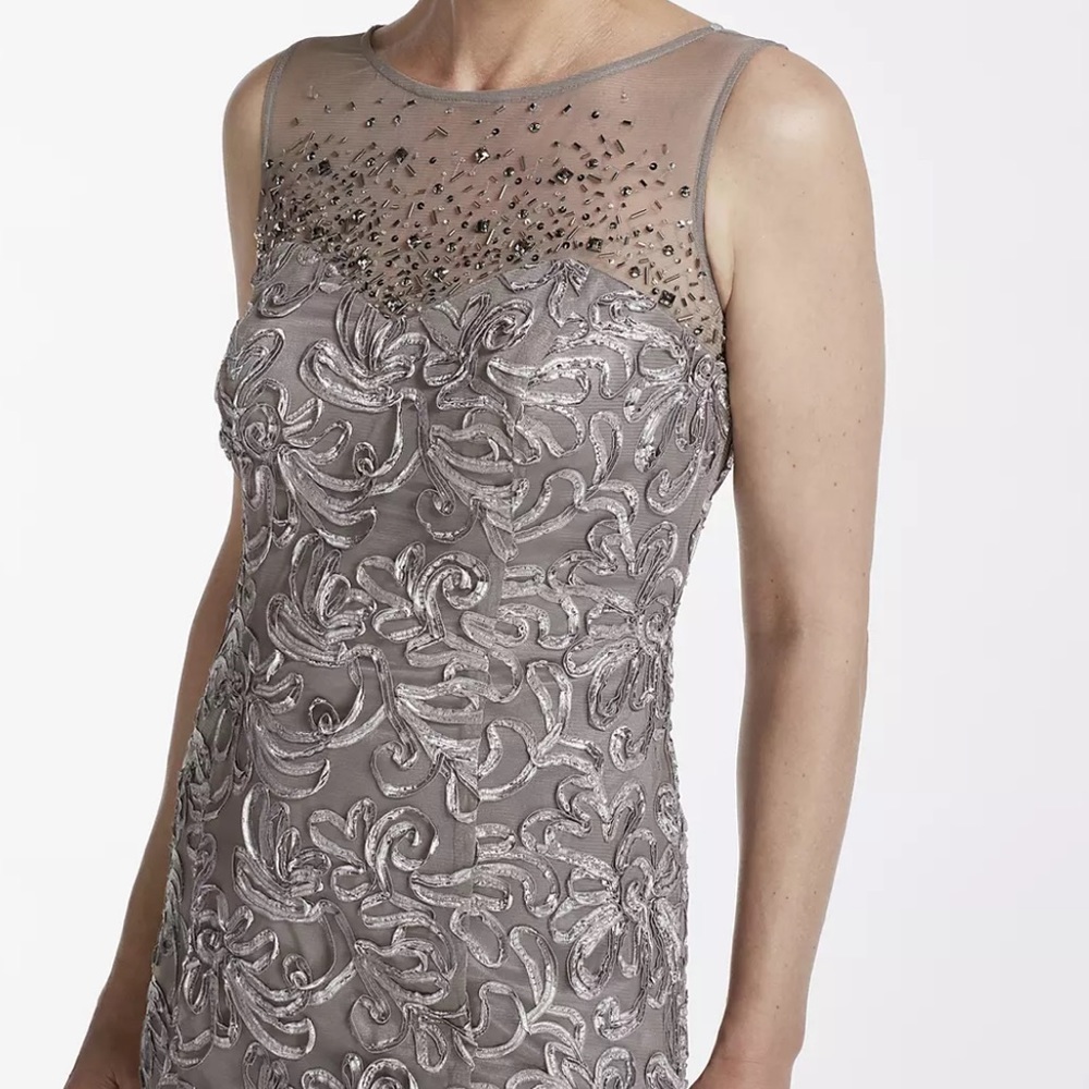 SLNY Maxi Grey Dress size 16 – Used